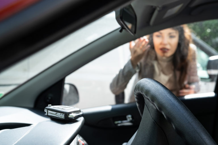 key left inside top-notch car lockout support in mount pleasant, ma